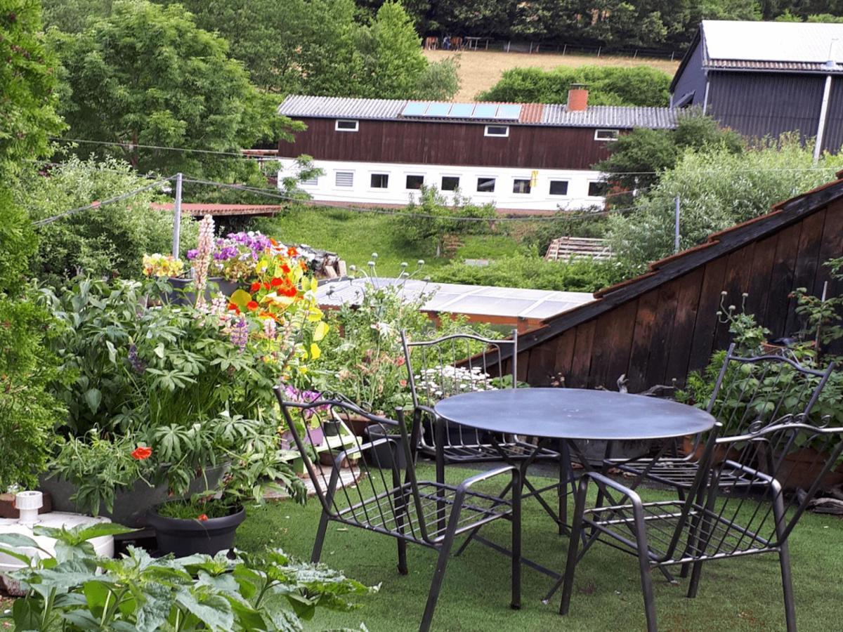 Aeltestes Haus In Quentel - Ferienwohnung 2 Mit Dachterrasse Lichtenau Eksteriør billede